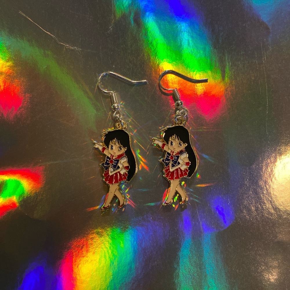 Sailor moon Mars earrings
